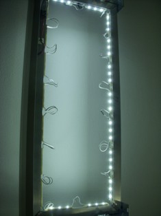 osvětlení reklamy pomocí LED modulů 16 x 0,72W